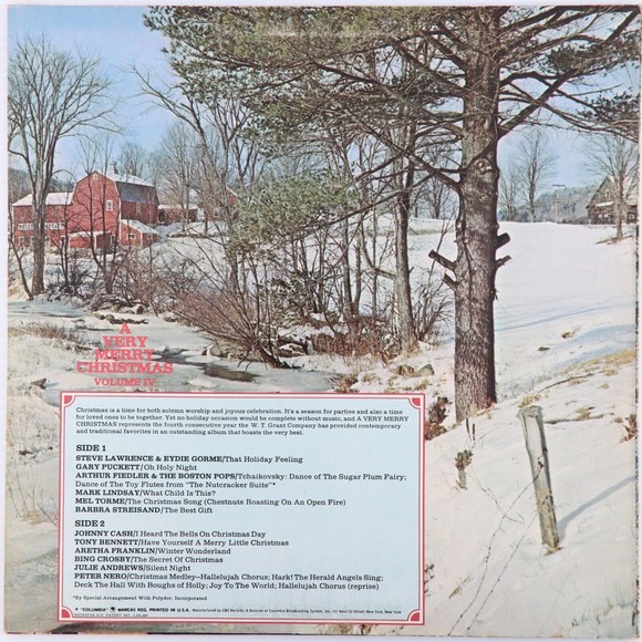 A Very Merry Christmas Vol. 4 1970 Stereo Vinyl LP Record Terra Haute CSS 1464 - Picture 2 of 16